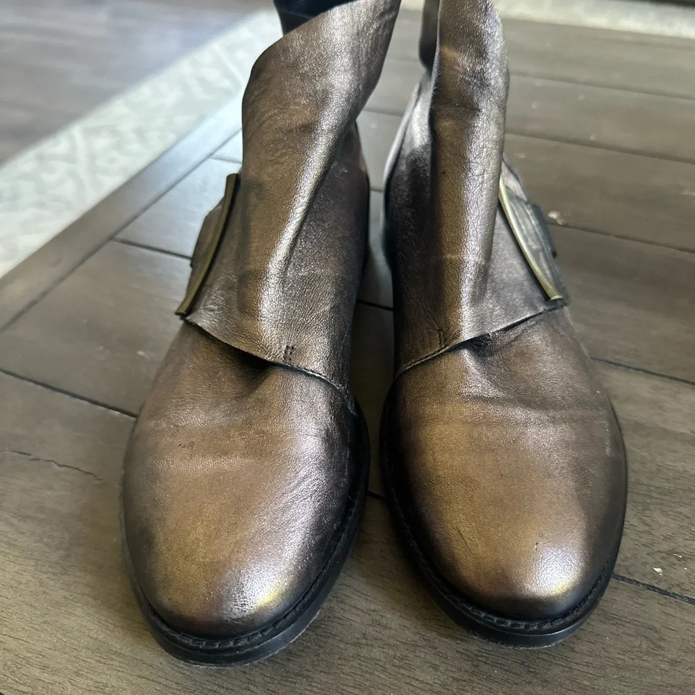 Johnston & Murphy Dark Brown Ankle Booties - Picture 3 of 10